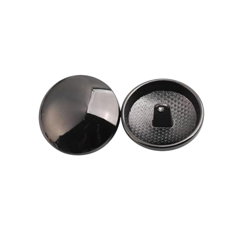 LOYKZCT 6 Teile/los 15/18/20/23/25/28mm Zink-Legierung Einfache Metall Knöpfe for Jacke, Windjacke Kleidung Nähen Dekorative(OvalGunblack,28mm) von LOYKZCT