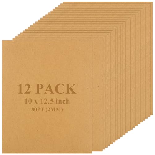 LOYORTY 25 Stück Spanplatten, 31,8 x 25,4 cm, 80PT 2 mm, unlackierte MDF-Holzplatte, blanko Spanplatte für Bastelarbeiten, Malen, Gravieren LOYORTY 25 Stück Spanplatten, 31,8 x 25,4 cm, 80PT 2 mm, unlackierte MDF-Holzplatte, blanko Spanplatte für Bastelarbeiten, Malen, Gravieren von LOYORTY