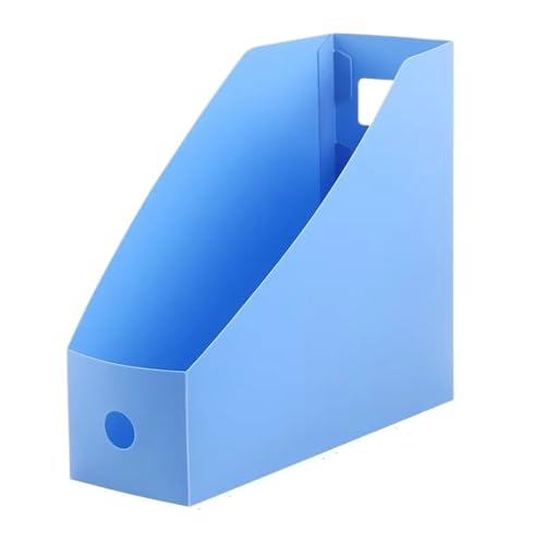 LPACXBYD Desktop-Dateiordner, Buch, Zeitschriftenhalter, Schreibtisch, Dokument, Papier, vertikale Aufbewahrung, Organizer, Ständer, Regal Für die Aufbewahrung von Dokumenten(Blue) von LPACXBYD