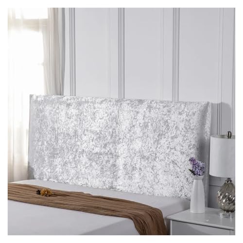 LPACXBYD Elastischer All-Inclusive-Bettkopfteilbezug, Pannesamt, rutschfeste Kopfteilbezüge, Bettrückenschutzbezug Zum Schutz des Kopfteils des Bettes(Color 3,1.5 Meter) von LPACXBYD