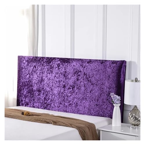 LPACXBYD Elastischer All-Inclusive-Bettkopfteilbezug, Pannesamt, rutschfeste Kopfteilbezüge, Bettrückenschutzbezug Zum Schutz des Kopfteils des Bettes(Color 6,1.5 Meter) von LPACXBYD