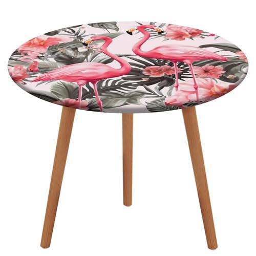 LPAGBCNU Runde Tischdecke, elastisch, wasserdicht, Flamingo-Blumenmuster, wasserdicht, schmutzabweisend, geeignet für Picknick-Partys im Innen- und Außenbereich, Durchmesser: 110 cm LPAGBCNU Runde Tischdecke, elastisch, wasserdicht, Flamingo-Blumenmuster, wasserdicht, schmutzabweisend, geeignet für Picknick-Partys im Innen- und Außenbereich, Durchmesser: 110 cm von LPAGBCNU