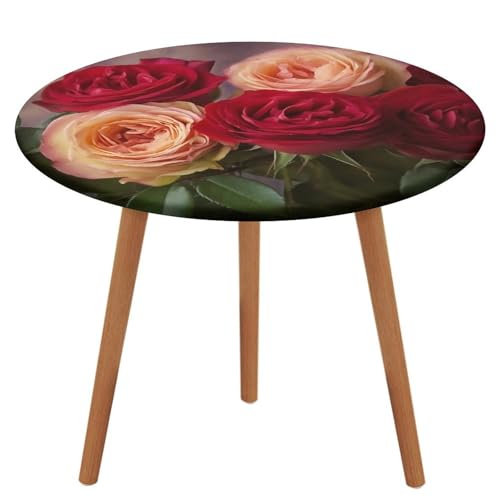 LPAGBCNU Runde Tischdecke, elastisch, wasserdicht, Gartenrosen, Tischdecke, wasserdicht und schmutzabweisend, geeignet für Innen- und Außenbereich, Picknick-Partys, Durchmesser 130 cm LPAGBCNU Runde Tischdecke, elastisch, wasserdicht, Gartenrosen, Tischdecke, wasserdicht und schmutzabweisend, geeignet für Innen- und Außenbereich, Picknick-Partys, Durchmesser 130 cm von LPAGBCNU