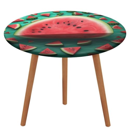 LPAGBCNU Runde Tischdecke, elastisch, wasserdicht, Motiv: Traum-Wassermelone, wasserdicht und schmutzabweisend, geeignet für Picknickpartys im Innen- und Außenbereich LPAGBCNU Runde Tischdecke, elastisch, wasserdicht, Motiv: Traum-Wassermelone, wasserdicht und schmutzabweisend, geeignet für Picknickpartys im Innen- und Außenbereich von LPAGBCNU