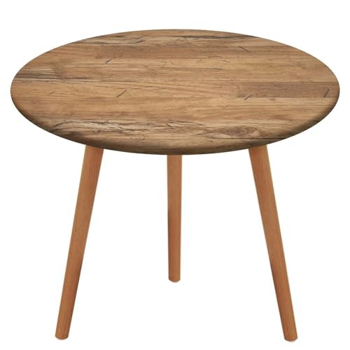 LPAGBCNU Runde Tischdecke, elastisch, wasserdicht, Retro, Eichenholz, Wanddecke, wasserdicht und schmutzabweisend, geeignet für Innen- und Außenbereich, Picknick-Partys, Durchmesser 110 cm LPAGBCNU Runde Tischdecke, elastisch, wasserdicht, Retro, Eichenholz, Wanddecke, wasserdicht und schmutzabweisend, geeignet für Innen- und Außenbereich, Picknick-Partys, Durchmesser 110 cm von LPAGBCNU