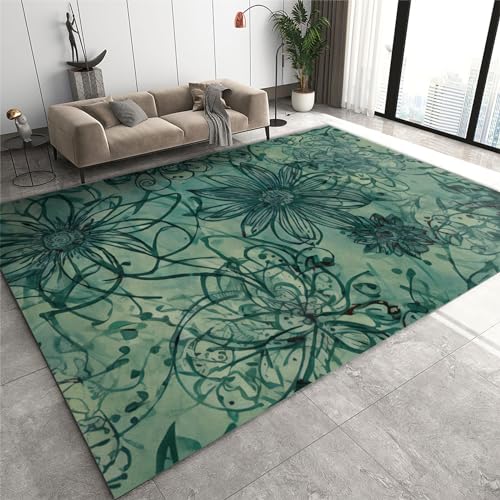 Rutschhemmende Pads Wohnzimmerteppich, Schwarz-goldener Flächenteppich, moderne, schlichte Linien, rutschfeste Mikrofaser-Fußmatten, maschinenwaschbarer Teppich for Waschküche und Badezimmer(Rainbow G Rutschhemmende Pads Wohnzimmerteppich, Schwarz-goldener Flächenteppich, moderne, schlichte Linien, rutschfeste Mikrofaser-Fußmatten, maschinenwaschbarer Teppich for Waschküche und Badezimmer(Rainbow G von LPAGOLMIX