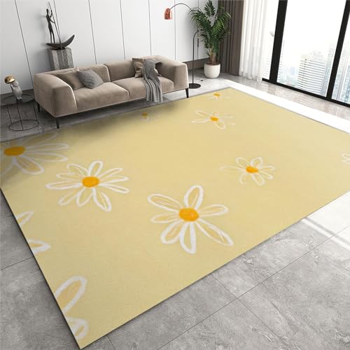 Rutschhemmende Pads Wohnzimmerteppich, Schwarz-goldener Flächenteppich, moderne, schlichte Linien, rutschfeste Mikrofaser-Fußmatten, maschinenwaschbarer Teppich for Waschküche und Badezimmer(Yellow Da Rutschhemmende Pads Wohnzimmerteppich, Schwarz-goldener Flächenteppich, moderne, schlichte Linien, rutschfeste Mikrofaser-Fußmatten, maschinenwaschbarer Teppich for Waschküche und Badezimmer(Yellow Da von LPAGOLMIX