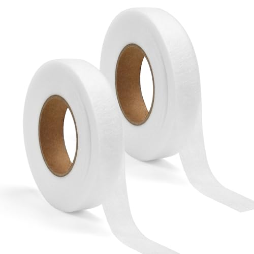 LPAMABA 2 Rollen 120mx2cm Weiß Saumband zum Aufbügeln Bügelband Vorhänge Nahtband zum Bügeln Saumband zum kürzen Gardinen ohne Nähen Saumvlies Klebeband Gardinenband Spleißen 20mm Textilie Stoffe LPAMABA 2 Rollen 120mx2cm Weiß Saumband zum Aufbügeln Bügelband Vorhänge Nahtband zum Bügeln Saumband zum kürzen Gardinen ohne Nähen Saumvlies Klebeband Gardinenband Spleißen 20mm Textilie Stoffe von LPAMABA