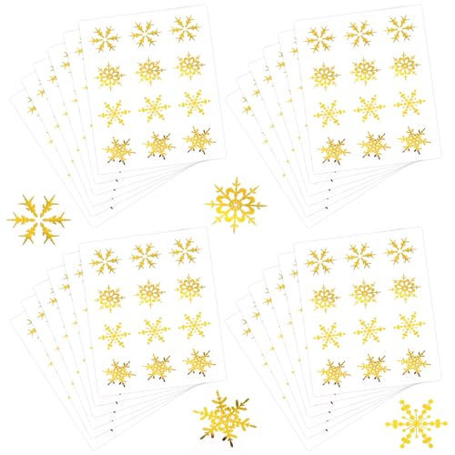 LPAMABA 24 Blatt Schnee Weihnachten Selbstklebend Gold Schneeflocken Christmas Rund für Weihnachtdeko Geschenkbox Geschentüten Fenster Deko Schneeflocke LPAMABA 24 Blatt Schnee Weihnachten Selbstklebend Gold Schneeflocken Christmas Rund für Weihnachtdeko Geschenkbox Geschentüten Fenster Deko Schneeflocke von LPAMABA