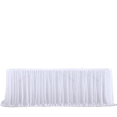 LPATEBCVU Tischrock Tischröcke for Hochzeiten, Tischröcke for Geburtstage, Hochzeitsfeiern, Tutu, Tüll, Tischrock for Hochzeiten, Partys, Heimdekoration(14,6FT) von LPATEBCVU