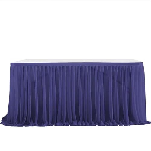 LPATEBCVU Tischrock Tischröcke for Hochzeiten, Tischröcke for Geburtstage, Hochzeitsfeiern, Tutu, Tüll, Tischrock for Hochzeiten, Partys, Heimdekoration(9,4FT) von LPATEBCVU