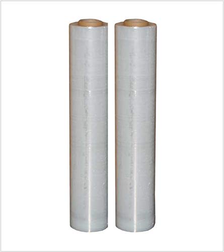 LPF dieLUFTPOSLTERFOLIE - Stretchfolie 500mm Transparent Strechfolienrolle - Wickelfolie - Handstretchfolie 23my 500mm Verpackungsmaterial - Verpackungsfolie - Folie Für Möbel - Umzugsfolie von LPF dieLUFTPOSLTERFOLIE