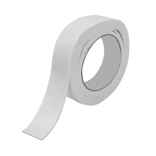 LPLPL Gummiband, doppelseitiges Schaumstoffklebeband aus weißem Schwamm, 300 cm, zur Montage von Befestigungspads, klebriges, superstarkes doppelseitiges Klebeband (Breite 1,5 cm)(Width 1cm) von LPLPL