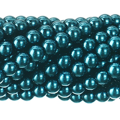 Natürliche runde Edelsteinperlen, 200 Stück runde Glasperlen zur Herstellung von Schmuck, 8 mm, Rose(Indicolite,08 MM) von LPLPL