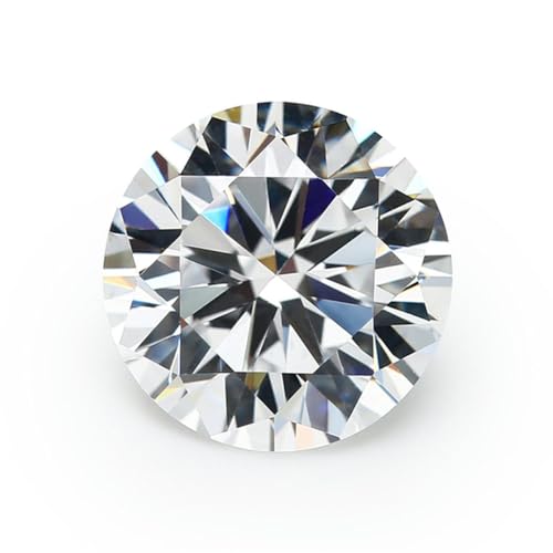 Natürliche runde Edelsteinperlen, Größe 1,0–10,0 mm, verschiedene Farben, Zirkonia-Perlen, runder Schliff, lose synthetische Edelsteine, Rosa, 1,0 mm (100 Stück)(White,0.3cm (100 piece)) von LPLPL