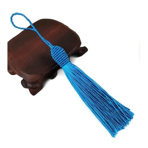 LPNGTNG 3/6/12 Quasten, seidige Seiden-Quasten, 15,5 cm, Lesezeichen-Quasten mit Kordelschlaufe, chinesischer Knoten, Quasten, DIY, Handwerk, Schmuckherstellung, Seeblau, 3 Stück LPNGTNG 3/6/12 Quasten, seidige Seiden-Quasten, 15,5 cm, Lesezeichen-Quasten mit Kordelschlaufe, chinesischer Knoten, Quasten, DIY, Handwerk, Schmuckherstellung, Seeblau, 3 Stück von LPNGTNG