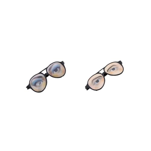 LPNGTNG Lustige Brille, Sonnenbrille, Regenbogen-Gläser, Outdoor-Sportbrille, Partyzubehör, lustige Brille, Zubehör (2 Stück 05) von LPNGTNG