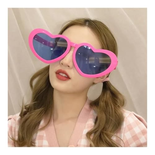 LPNGTNG Riesige große übergroße Brille, groß, riesig, Neuheit, lustige Brille, Bar, Festival, Karneval, Sonne, Partyzubehör, Brautjungferngeschenk (Rosa) von LPNGTNG