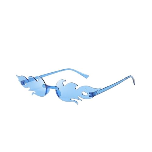 LPNGTNG Sonnenbrille für Damen, trendig, randlos, Metallrahmen, Sonnenbrille, Party, Cosplay, Eyewea(C19) von LPNGTNG