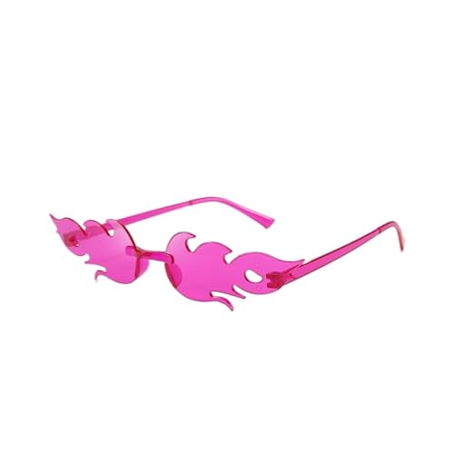 LPNGTNG Sonnenbrille für Damen, trendig, randlos, Metallrahmen, Sonnenbrille, Party, Cosplay, Eyewea(C28) von LPNGTNG