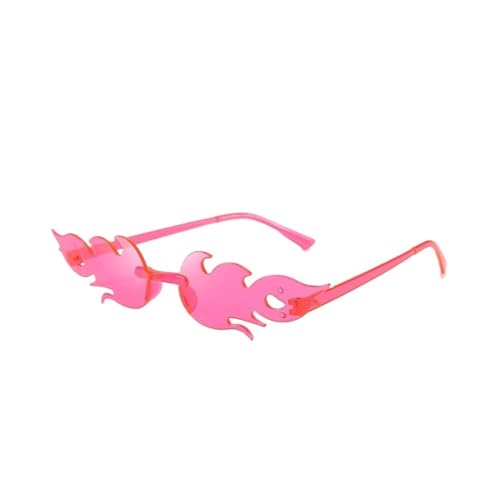 LPNGTNG Sonnenbrille für Damen, trendig, randlos, Metallrahmen, Sonnenbrille, Party, Cosplay, Eyewea(C30) von LPNGTNG