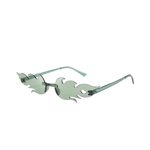 LPNGTNG Sonnenbrille für Damen, trendig, randlos, Metallrahmen, Sonnenbrille, Party, Cosplay, Eyewea(C7) von LPNGTNG