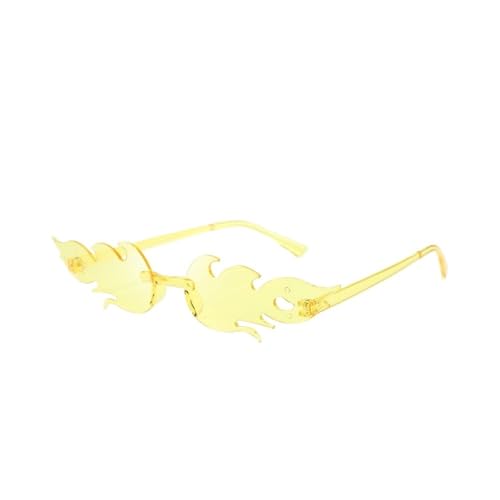 LPNGTNG Sonnenbrille für Damen, trendig, randlos, Metallrahmen, Sonnenbrille, Party, Cosplay, Eyewea(C9) von LPNGTNG
