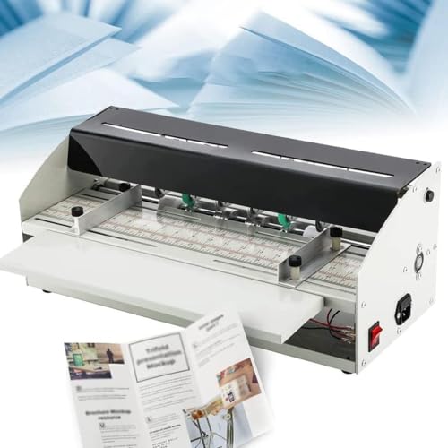 3-in-1 Elektrische Rillmaschine, Hochleistungs-Papierkarten-Rillmaschine Aus Metall, Rillmaschine Mit Magnetischem Rückanschlag, Für Grußkarten, Broschüren, Fotopapiere 3-in-1 Elektrische Rillmaschine, Hochleistungs-Papierkarten-Rillmaschine Aus Metall, Rillmaschine Mit Magnetischem Rückanschlag, Für Grußkarten, Broschüren, Fotopapiere von LPONAA