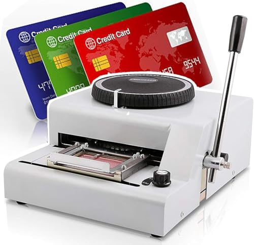 LPONAA PVC-Kartenpräger, Manuelle Prägemaschine, 72-Zeichen-PVC-Kartennummern-Prägemaschine LPONAA PVC-Kartenpräger, Manuelle Prägemaschine, 72-Zeichen-PVC-Kartennummern-Prägemaschine von LPONAA