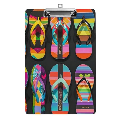 Flip-Flops Klemmbrett, A4-Größe, Acryl-Klemmbrett, dekorative Standard-Klemmbretter mit Edelstahl-Aufhängeloch, tragbarer Dokumenten-Organizer für Bürobedarf, Heimgebrauch Flip-Flops Klemmbrett, A4-Größe, Acryl-Klemmbrett, dekorative Standard-Klemmbretter mit Edelstahl-Aufhängeloch, tragbarer Dokumenten-Organizer für Bürobedarf, Heimgebrauch von LPSADGF
