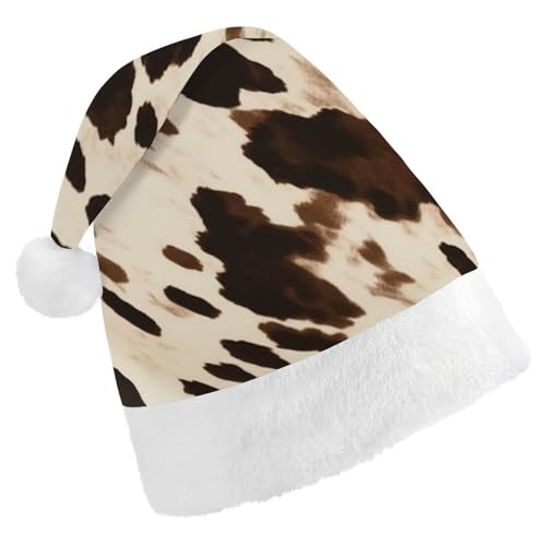 LPSBVNM Weihnachtsmütze für Erwachsene, Kuh, bedruckt, Unisex, Weihnachtsmannmütze, Neujahrsdekoration, Hüte für Weihnachten, Festtage, Partyzubehör LPSBVNM Weihnachtsmütze für Erwachsene, Kuh, bedruckt, Unisex, Weihnachtsmannmütze, Neujahrsdekoration, Hüte für Weihnachten, Festtage, Partyzubehör von LPSBVNM