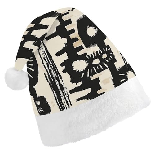 LPSBVNM Weihnachtsmütze für Erwachsene, afrikanisches Druck-Design, bedruckt, Unisex, Weihnachtsmannmütze, Neujahrsdekoration, Hüte für Weihnachten, Festtage, Partyzubehör LPSBVNM Weihnachtsmütze für Erwachsene, afrikanisches Druck-Design, bedruckt, Unisex, Weihnachtsmannmütze, Neujahrsdekoration, Hüte für Weihnachten, Festtage, Partyzubehör von LPSBVNM