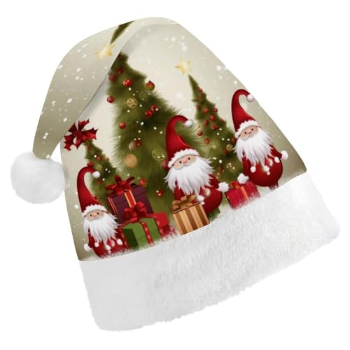 LPSBVNM Weihnachtsmütze für Erwachsene, bedruckt mit Aufschrift "Merry Christmas", Unisex, Weihnachtsmannmütze, Neujahrsdekoration, Hüte für Weihnachten, Festtage, Partyzubehör LPSBVNM Weihnachtsmütze für Erwachsene, bedruckt mit Aufschrift "Merry Christmas", Unisex, Weihnachtsmannmütze, Neujahrsdekoration, Hüte für Weihnachten, Festtage, Partyzubehör von LPSBVNM