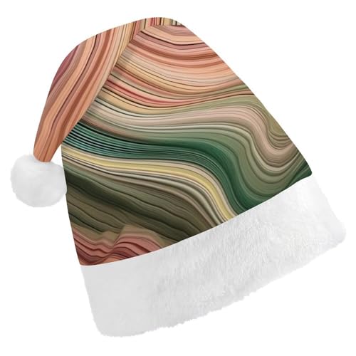 LPSBVNM Weihnachtsmütze für Erwachsene, grüne und graue Streifen, bedruckt, unisex, Weihnachtsmannmütze, Neujahrsdekoration, Hüte für Weihnachten, Festtage, Partyzubehör LPSBVNM Weihnachtsmütze für Erwachsene, grüne und graue Streifen, bedruckt, unisex, Weihnachtsmannmütze, Neujahrsdekoration, Hüte für Weihnachten, Festtage, Partyzubehör von LPSBVNM