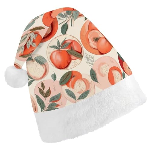LPSBVNM Weihnachtsmütze für Erwachsene, rund, pfirsichfarben, unisex, Weihnachtsmannmütze, Neujahrsdekoration, Hüte für Weihnachten, Festtage, Partyzubehör LPSBVNM Weihnachtsmütze für Erwachsene, rund, pfirsichfarben, unisex, Weihnachtsmannmütze, Neujahrsdekoration, Hüte für Weihnachten, Festtage, Partyzubehör von LPSBVNM