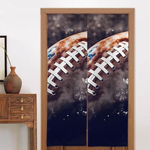 LPSRTWE Türvorhänge für Türen, Verdunkelungsvorhang, wärmeisoliert, Privatsphäre, Türabdeckung, American Football, Fenstervorhang für Schlafzimmer, Wohnzimmer, 1 Panel, 86,4 x 142,2 cm LPSRTWE Türvorhänge für Türen, Verdunkelungsvorhang, wärmeisoliert, Privatsphäre, Türabdeckung, American Football, Fenstervorhang für Schlafzimmer, Wohnzimmer, 1 Panel, 86,4 x 142,2 cm von LPSRTWE