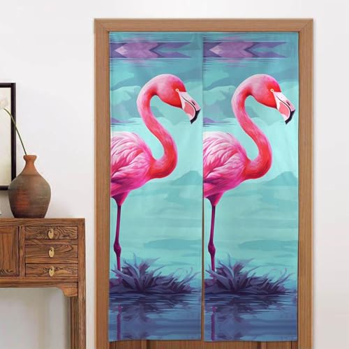 LPSRTWE Türvorhänge für Türen, Verdunkelungsvorhang, wärmeisoliert, Privatsphäre, Türabdeckung, Flamingos, Fenstervorhang, Schatten für Schlafzimmer, Wohnzimmer, 1 Panel, 86,4 x 142,2 cm LPSRTWE Türvorhänge für Türen, Verdunkelungsvorhang, wärmeisoliert, Privatsphäre, Türabdeckung, Flamingos, Fenstervorhang, Schatten für Schlafzimmer, Wohnzimmer, 1 Panel, 86,4 x 142,2 cm von LPSRTWE