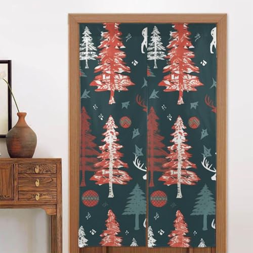 LPSRTWE Türvorhänge für Türen, Verdunkelungsvorhang, wärmeisoliert, Privatsphäre, Türabdeckung, Kuh, Hirsch, Baum, Weihnachten, Fenstervorhang für Schlafzimmer, Wohnzimmer, 1 Panel, 86,4 x 142,2 cm LPSRTWE Türvorhänge für Türen, Verdunkelungsvorhang, wärmeisoliert, Privatsphäre, Türabdeckung, Kuh, Hirsch, Baum, Weihnachten, Fenstervorhang für Schlafzimmer, Wohnzimmer, 1 Panel, 86,4 x 142,2 cm von LPSRTWE