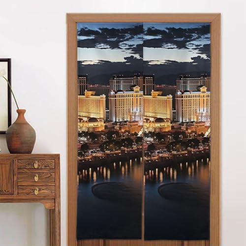 LPSRTWE Türvorhänge für Türen, Verdunkelungsvorhang, wärmeisoliert, Privatsphäre, Türabdeckung, Las Vegas, Nachtsicht, Fenstervorhang, Schatten für Schlafzimmer, Wohnzimmer, 1 Panel, 86,4 x 142,2 cm LPSRTWE Türvorhänge für Türen, Verdunkelungsvorhang, wärmeisoliert, Privatsphäre, Türabdeckung, Las Vegas, Nachtsicht, Fenstervorhang, Schatten für Schlafzimmer, Wohnzimmer, 1 Panel, 86,4 x 142,2 cm von LPSRTWE
