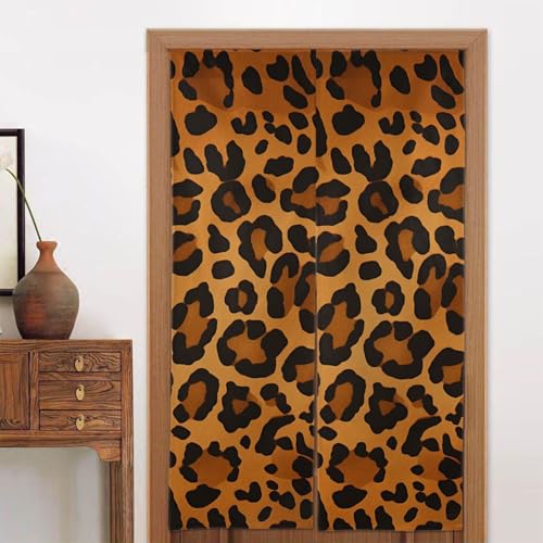 LPSRTWE Türvorhänge für Türen, Verdunkelungsvorhang, wärmeisoliert, Privatsphäre, Türabdeckung, Leopardenmuster, Fenstervorhang für Schlafzimmer, Wohnzimmer, 1 Panel, 86,4 x 142,2 cm LPSRTWE Türvorhänge für Türen, Verdunkelungsvorhang, wärmeisoliert, Privatsphäre, Türabdeckung, Leopardenmuster, Fenstervorhang für Schlafzimmer, Wohnzimmer, 1 Panel, 86,4 x 142,2 cm von LPSRTWE