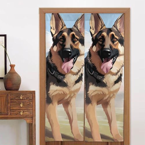 LPSRTWE Türvorhänge für Türen, Verdunkelungsvorhang, wärmeisoliert, Privatsphäre, Türabdeckung, Schäferhund, Hundeliebhaber, Fenstervorhang für Schlafzimmer, Wohnzimmer, 1 Panel, 86,4 x 142,2 cm LPSRTWE Türvorhänge für Türen, Verdunkelungsvorhang, wärmeisoliert, Privatsphäre, Türabdeckung, Schäferhund, Hundeliebhaber, Fenstervorhang für Schlafzimmer, Wohnzimmer, 1 Panel, 86,4 x 142,2 cm von LPSRTWE