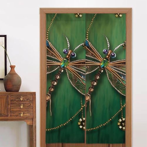 LPSRTWE Türvorhänge für Türen, Verdunkelungsvorhang, wärmeisoliert, Privatsphäre, Türabdeckung, Schmuckstein, Libelle, Fenstervorhang, Schatten für Schlafzimmer, Wohnzimmer, 1 Panel, 86,4 x 142,2 cm LPSRTWE Türvorhänge für Türen, Verdunkelungsvorhang, wärmeisoliert, Privatsphäre, Türabdeckung, Schmuckstein, Libelle, Fenstervorhang, Schatten für Schlafzimmer, Wohnzimmer, 1 Panel, 86,4 x 142,2 cm von LPSRTWE