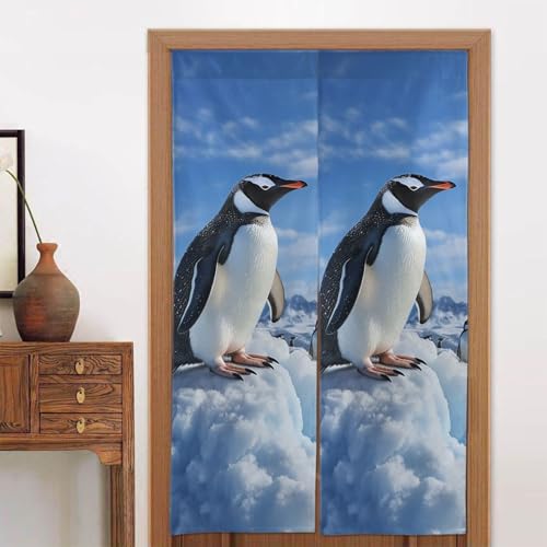 LPSRTWE Türvorhänge für Türen, Verdunkelungsvorhang, wärmeisoliert, Privatsphäre, Türabdeckung, Schnee, Berg, Pinguin, Fenstervorhang, Schatten für Schlafzimmer, Wohnzimmer, 1 Panel, 86,4 x 142,2 cm LPSRTWE Türvorhänge für Türen, Verdunkelungsvorhang, wärmeisoliert, Privatsphäre, Türabdeckung, Schnee, Berg, Pinguin, Fenstervorhang, Schatten für Schlafzimmer, Wohnzimmer, 1 Panel, 86,4 x 142,2 cm von LPSRTWE