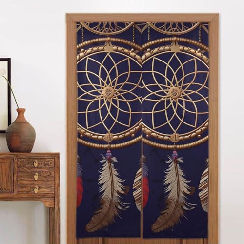 LPSRTWE Türvorhänge für Türen, Verdunkelungsvorhang, wärmeisoliert, Privatsphäre, Türabdeckung, amerikanischer Traumfänger, Fenstervorhang, Schatten für Schlafzimmer, Wohnzimmer, 1 Panel, 86,4 x 142,2 LPSRTWE Türvorhänge für Türen, Verdunkelungsvorhang, wärmeisoliert, Privatsphäre, Türabdeckung, amerikanischer Traumfänger, Fenstervorhang, Schatten für Schlafzimmer, Wohnzimmer, 1 Panel, 86,4 x 142,2 von LPSRTWE