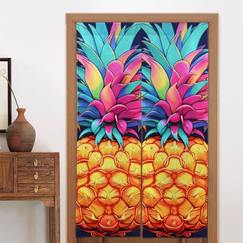 LPSRTWE Türvorhänge für Türen, Verdunkelungsvorhang, wärmeisoliert, Privatsphäre, Türabdeckung, bunte Ananas-Fenstervorhang, Schatten für Schlafzimmer, Wohnzimmer, 1 Panel, 86,4 x 142,2 cm LPSRTWE Türvorhänge für Türen, Verdunkelungsvorhang, wärmeisoliert, Privatsphäre, Türabdeckung, bunte Ananas-Fenstervorhang, Schatten für Schlafzimmer, Wohnzimmer, 1 Panel, 86,4 x 142,2 cm von LPSRTWE