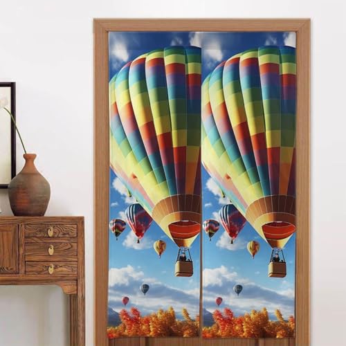 LPSRTWE Türvorhänge für Türen, Verdunkelungsvorhang, wärmeisoliert, Privatsphäre, Türabdeckung, bunte Heißluftballon-Fenstervorhang, Schatten für Schlafzimmer, Wohnzimmer, 1 Panel, 86,4 x 142,2 cm LPSRTWE Türvorhänge für Türen, Verdunkelungsvorhang, wärmeisoliert, Privatsphäre, Türabdeckung, bunte Heißluftballon-Fenstervorhang, Schatten für Schlafzimmer, Wohnzimmer, 1 Panel, 86,4 x 142,2 cm von LPSRTWE