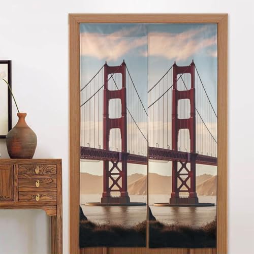 LPSRTWE Türvorhänge für Türen, Verdunkelungsvorhang, wärmeisoliert, Privatsphäre, Türabdeckung, goldene Torbrücke, Fenstervorhang, Schatten für Schlafzimmer, Wohnzimmer, 1 Panel, 86,4 x 142,2 cm LPSRTWE Türvorhänge für Türen, Verdunkelungsvorhang, wärmeisoliert, Privatsphäre, Türabdeckung, goldene Torbrücke, Fenstervorhang, Schatten für Schlafzimmer, Wohnzimmer, 1 Panel, 86,4 x 142,2 cm von LPSRTWE