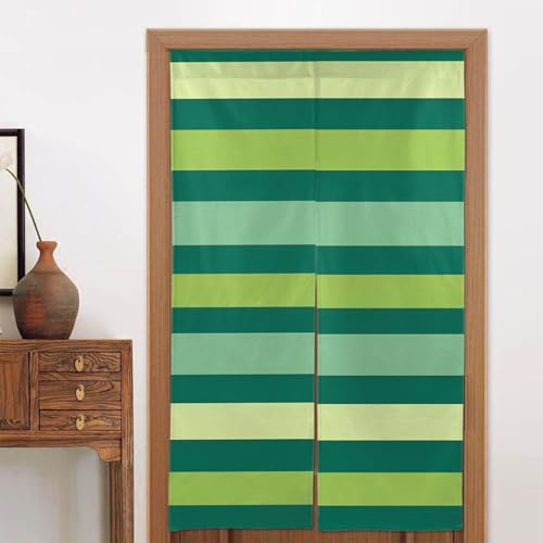 LPSRTWE Türvorhänge für Türen, Verdunkelungsvorhang, wärmeisoliert, Privatsphäre, Türabdeckung, grün gestreift, Fenstervorhang für Schlafzimmer, Wohnzimmer, 1 Panel, 86,4 x 142,2 cm LPSRTWE Türvorhänge für Türen, Verdunkelungsvorhang, wärmeisoliert, Privatsphäre, Türabdeckung, grün gestreift, Fenstervorhang für Schlafzimmer, Wohnzimmer, 1 Panel, 86,4 x 142,2 cm von LPSRTWE