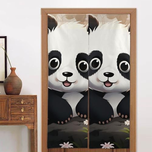 LPSRTWE Türvorhänge für Türen, Verdunkelungsvorhang, wärmeisoliert, Privatsphäre, Türabdeckung, niedlicher Panda-Tier-Fenstervorhang für Schlafzimmer, Wohnzimmer, 1 Panel, 86,4 x 142,2 cm LPSRTWE Türvorhänge für Türen, Verdunkelungsvorhang, wärmeisoliert, Privatsphäre, Türabdeckung, niedlicher Panda-Tier-Fenstervorhang für Schlafzimmer, Wohnzimmer, 1 Panel, 86,4 x 142,2 cm von LPSRTWE