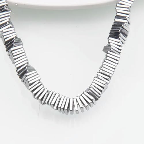 Hämatit-Abstandshalterperlen in quadratischer Scheibe zur Schmuckherstellung, Armband-Perlenherstellung, DIY-Halskettenzubehör, 6 mm-5–6 mm, ca. 320 Stück Hämatit-Abstandshalterperlen in quadratischer Scheibe zur Schmuckherstellung, Armband-Perlenherstellung, DIY-Halskettenzubehör, 6 mm-5–6 mm, ca. 320 Stück von LPUKOI